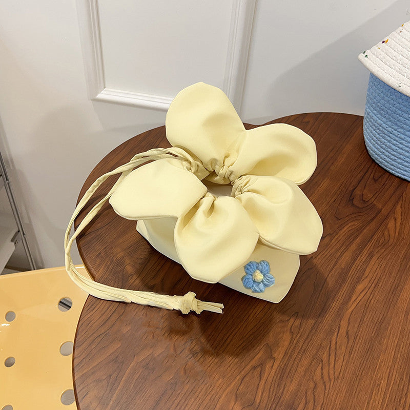 Flower Petal Commuter Drawstring Bag