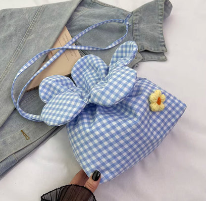 Flower Petal Commuter Drawstring Bag